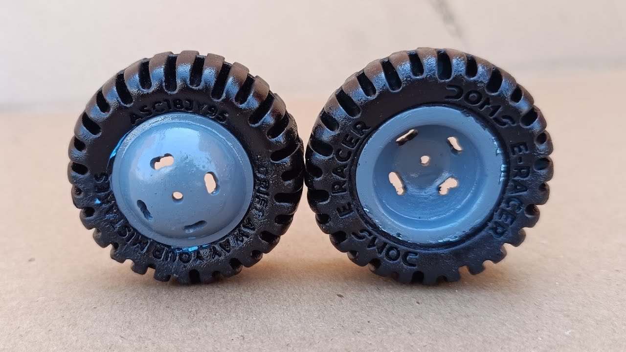 HOW TO MAKE REALISTIC TRUCK WHEEL EASY WAY 😍 #pvcpipe 
