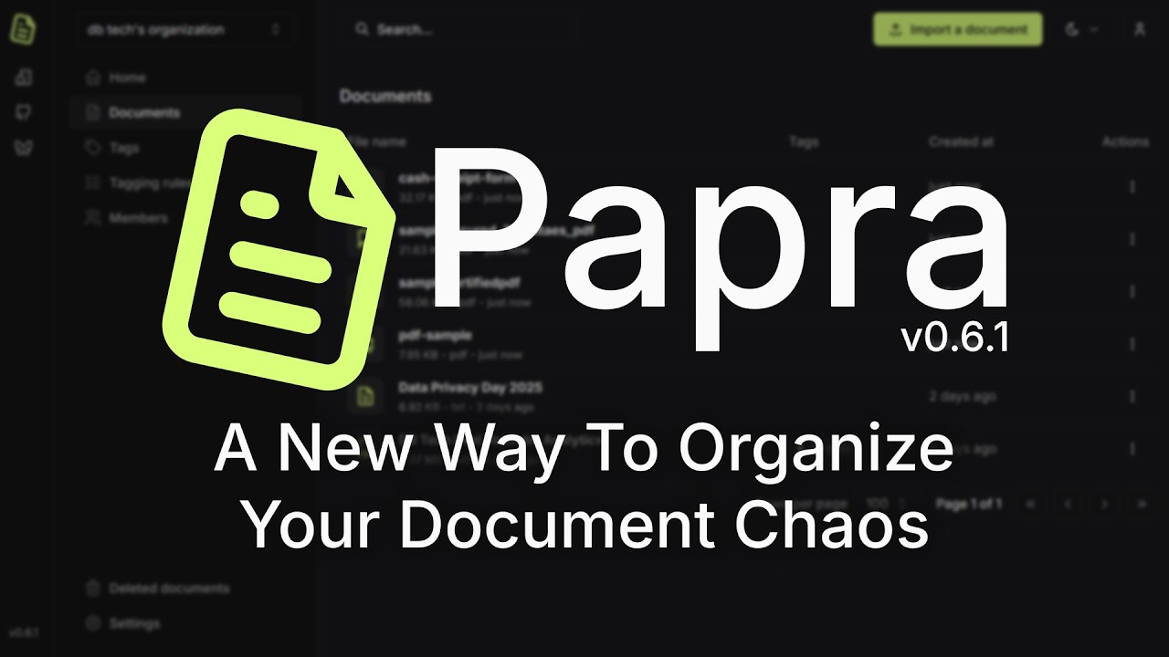 Papra: The Open-Source Document Manager You&rsquo;ll Actually Use