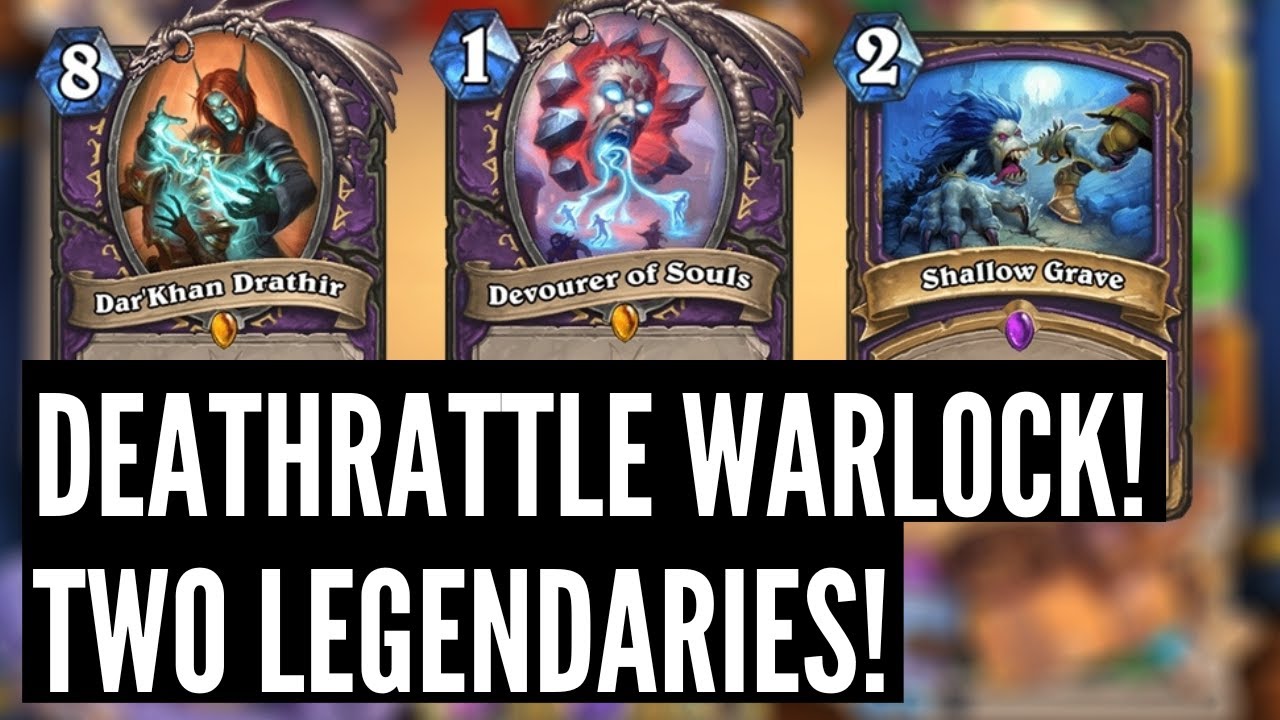 TWO WARLOCK LEGENDARIES! Incredible DEATHRATTLE support! | March of the Lich King Review