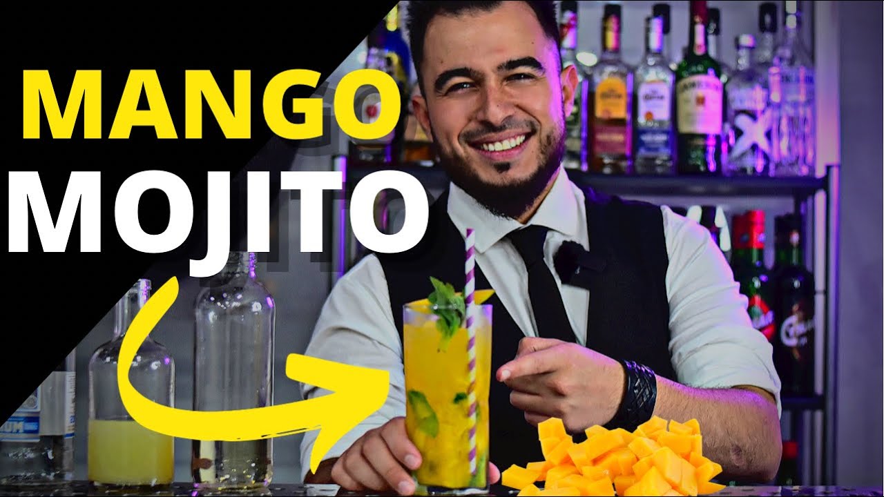 MOJITO DE MANGO 🥭| COCTEL CON RON BLANCO | Mentor Joglan