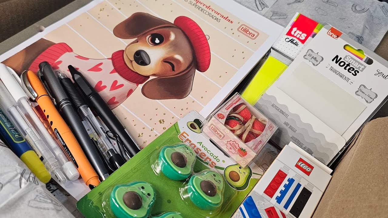 UNBOXING comprinhas papelaria | LANÇAMENTOS