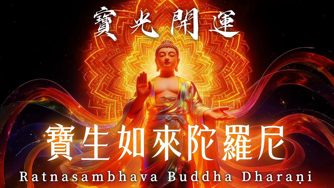 🏮3月16號「己醜日」開運必聽🔴心想事成接好運《寶生如來陀羅尼》｜諸事大吉．消除厄運．事事圓滿．全年順風順水天天順｜吸引力法則．佛教音樂．療癒音樂．能量音樂．睡眠音樂．放鬆音樂
