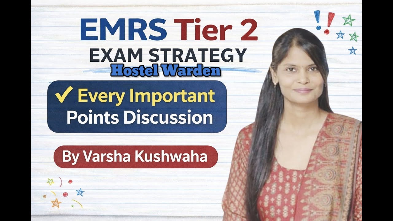 EMRS Tier 2 exam strategy | Hostel Warden, detailed discussion #emrshostelwarden #exam #emrs #viral 