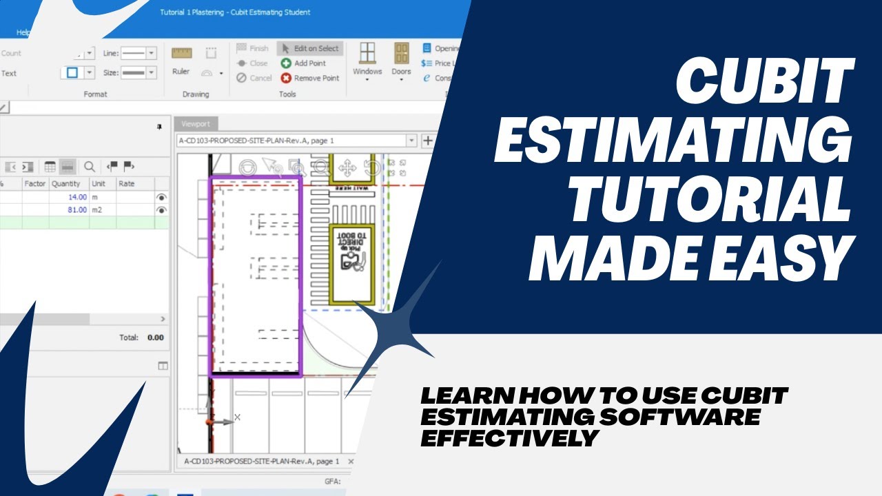 Cubit Estimating Basics Tutorial | Beginner&rsquo;s Guide to Takeoffs & BOQs