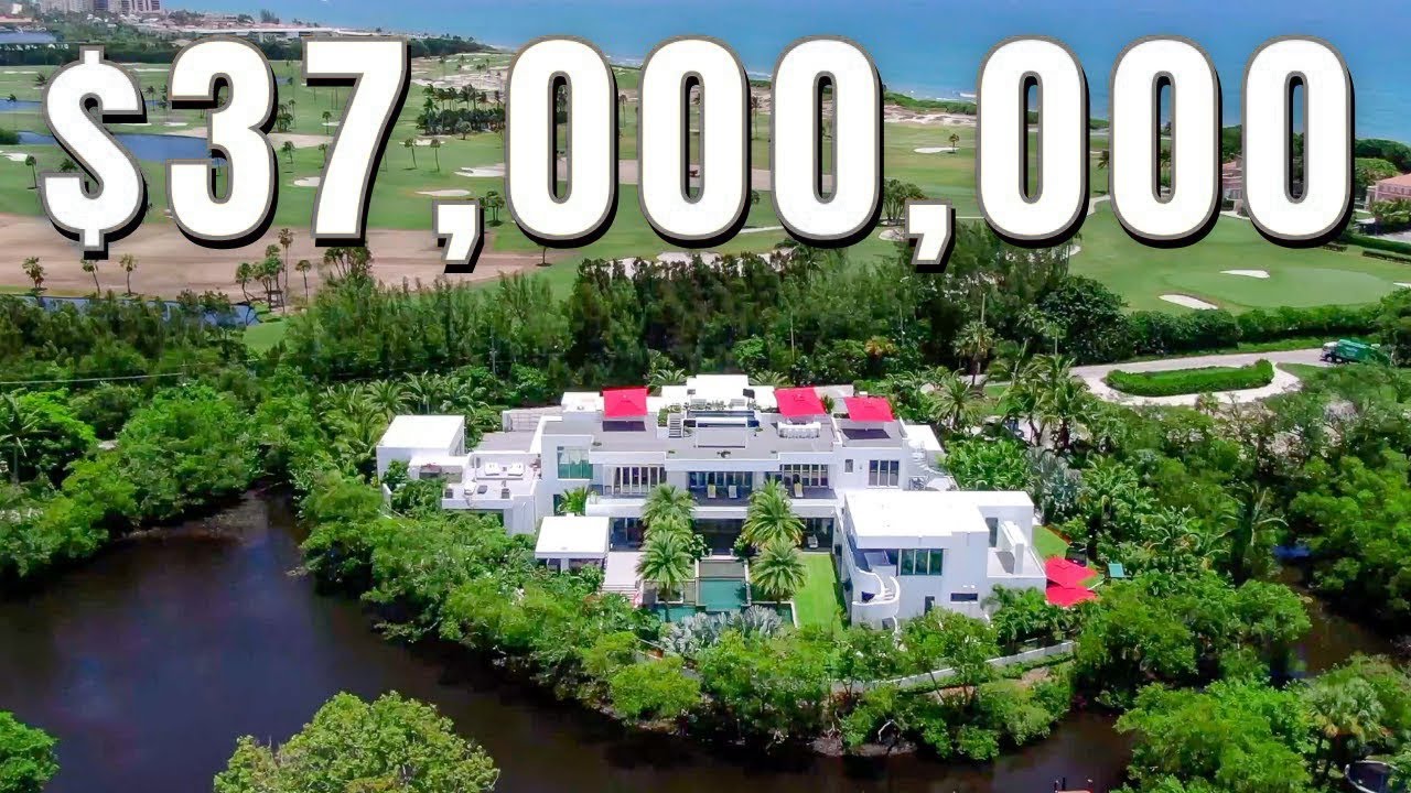 The BIGGEST & MOST EXPENSIVE MEGA MANSION in North Palm Beach, FL