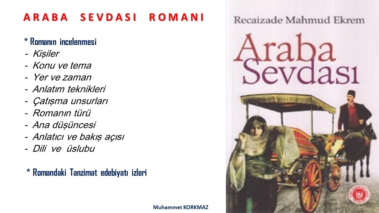 ARABA SEVDASI ROMANININ ÖZETİ VE İNCELENMESİ