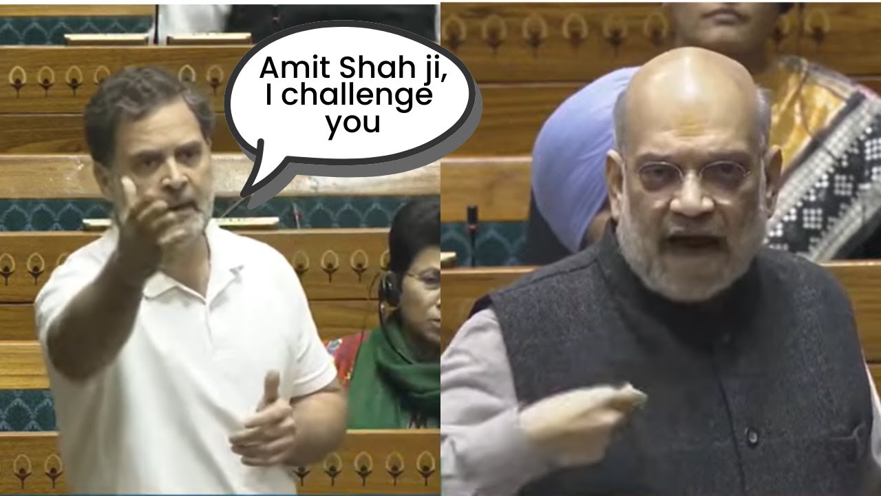 Watch: Amit Shah Loses Cool At Rahul Gandhi's Challenge | Amit Shah Vs Rahul Gandhi