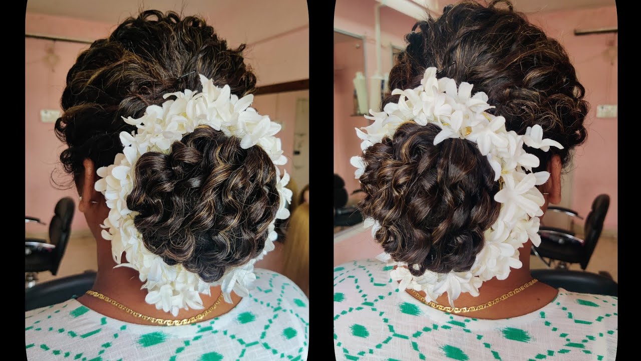 antique juda hairstyle using hot stick ll trending maharashtrian bridal hairstyle ll hair tutorial