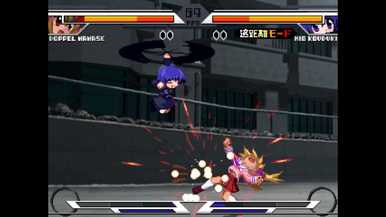 【EFZ観戦】[2015/07/06]foobar(ドッペル七瀬) vs 神風(上月澪)
