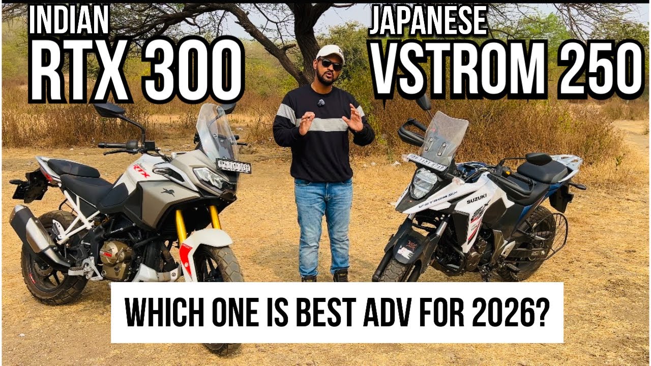 RTX 300 vs V-Strom 250 – Performance & Comfort Battle | Which Adventure Bike Wins?