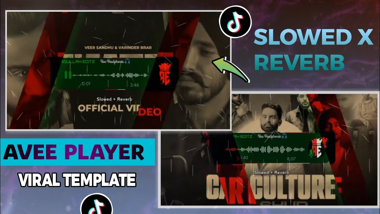 Avee player viral template kisa bna |Tik tok full trending template 😱