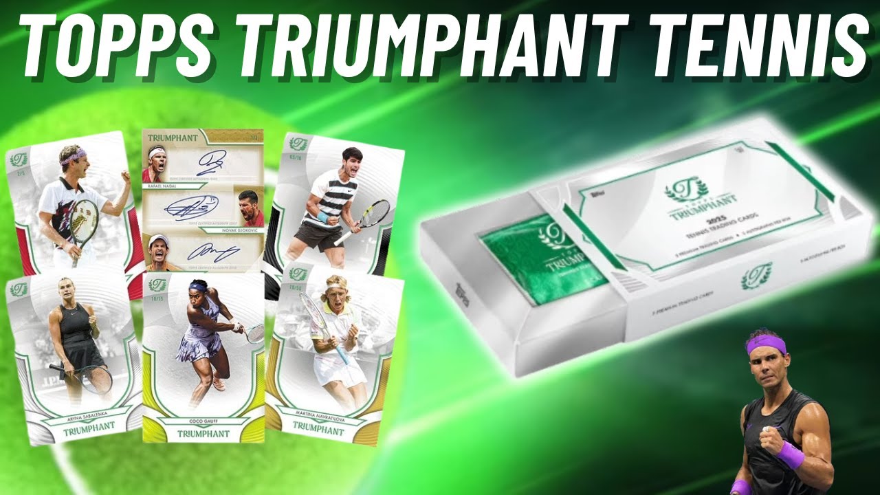 ВПЕРВЫЕ АВТОМОБИЛИ РАФА! 💪🏽🎾 Открытие триумфального теннисного хобби-бокса Topps 2025!