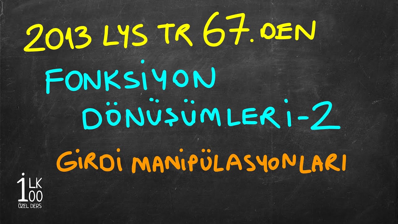BOĞAZİÇİ EE Mezunundan FONKSİYON DÖNÜŞÜMLERİNDE X Eksenine Müdahaleler (Aşırı Detaylı) - FONK 6