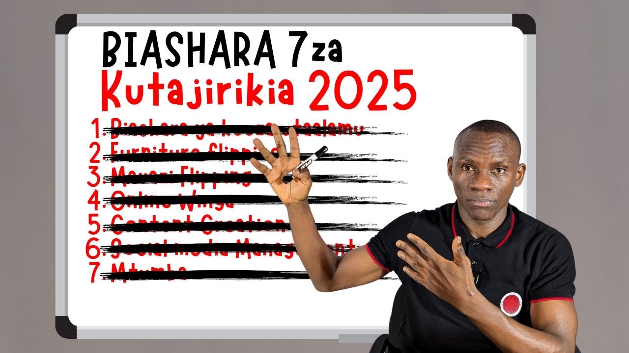 Aina 7 za BIASHARA za Kukutoa 2025 