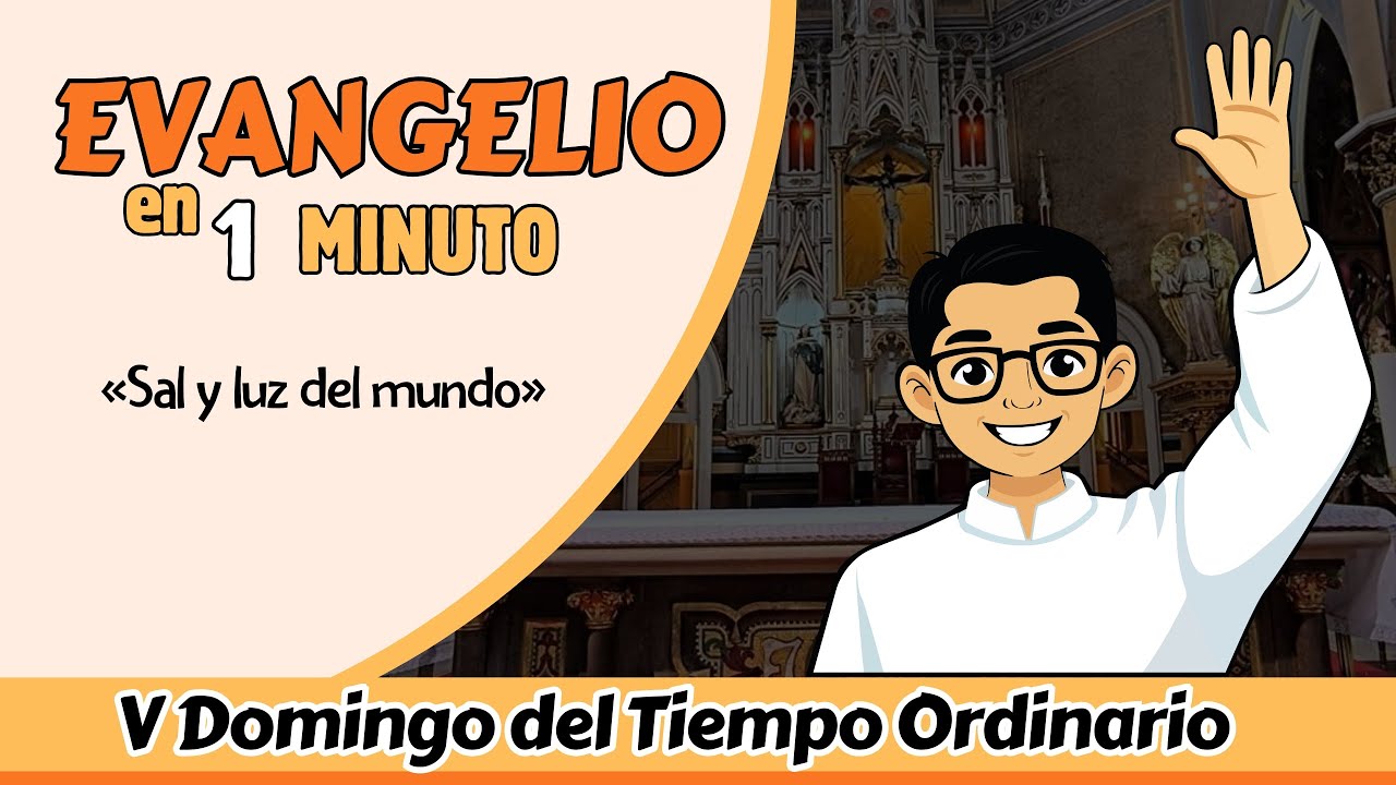 Ser sal y luz del mundo📖Reflexión Domingo 8 de Febrero 2026 | Evangelio En 1 Minuto