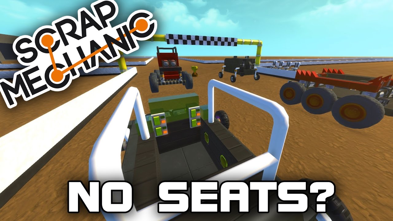 Multiplayer No Seat Controls Challenge! (Scrap Mechanic #90)