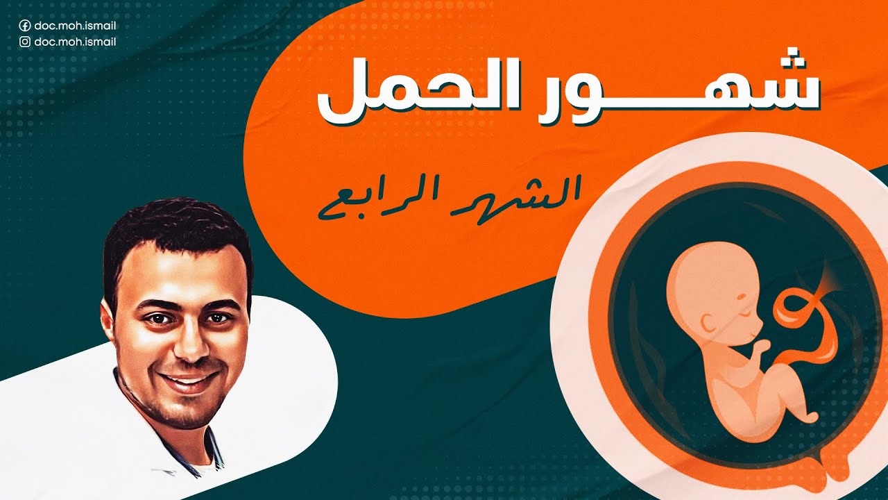 الشهر الرابع في الحمل  شكل الجنين وأعراض الحمل وعلاجها