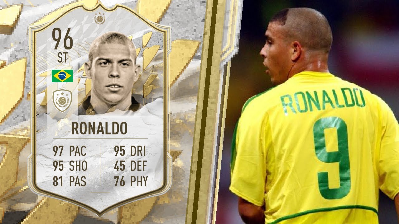 HE&rsquo;S BROKEN 🤯 96 PRIME ICON RONALDO PLAYER REVIEW! (Ronaldo Nazario) - FIFA 22