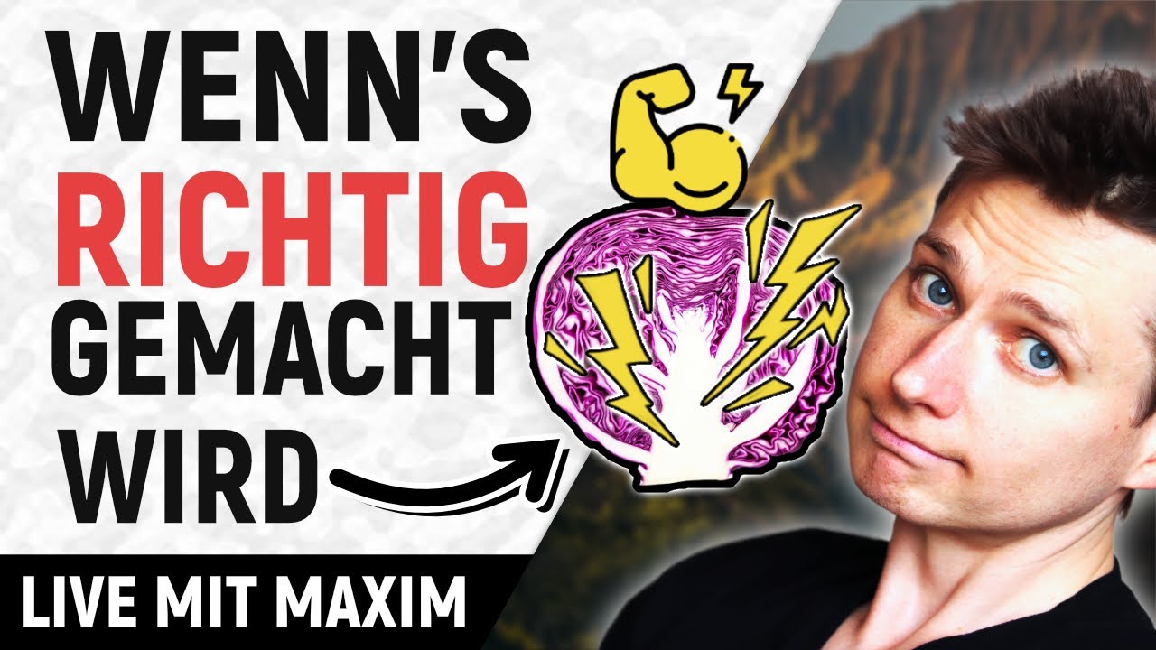 Sauerkraut - Power Kraut. Superfood richtig machen [LIVE MIT MAXIM]