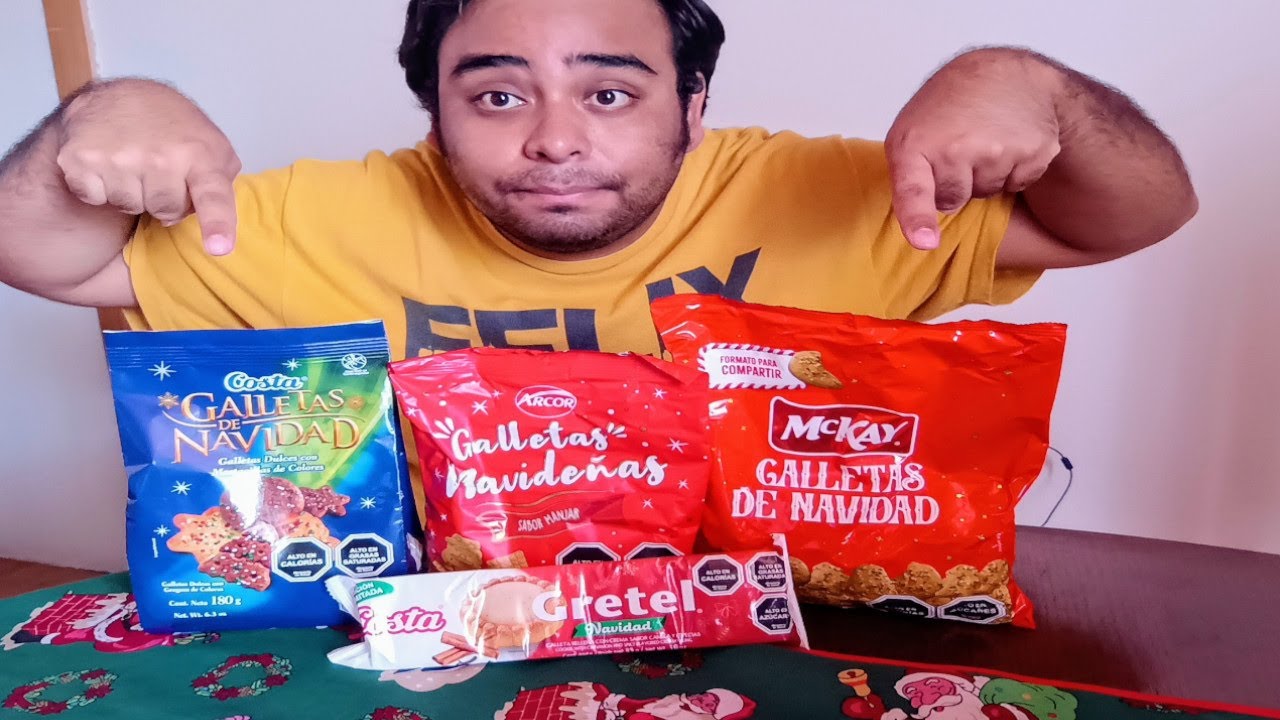 Comparando galletas navideñas del supermercado ¿Cual es la mejor?