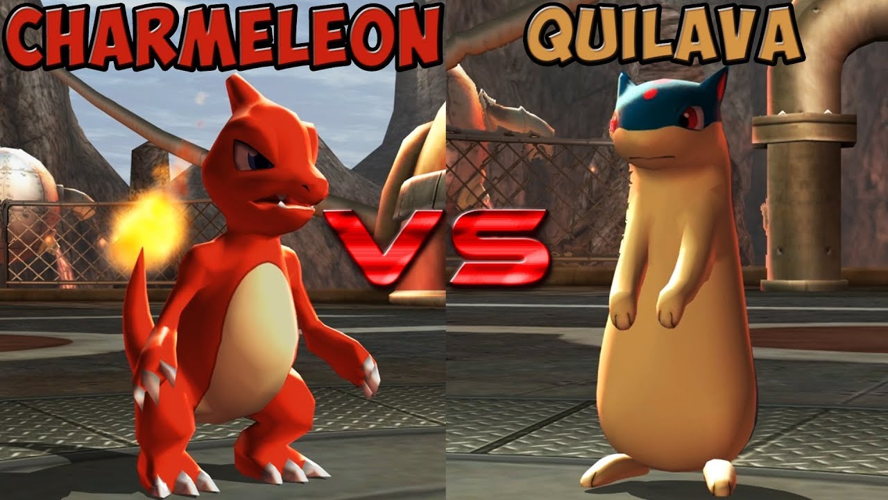 Pokemon battle revolution - Charmeleon vs Quilava