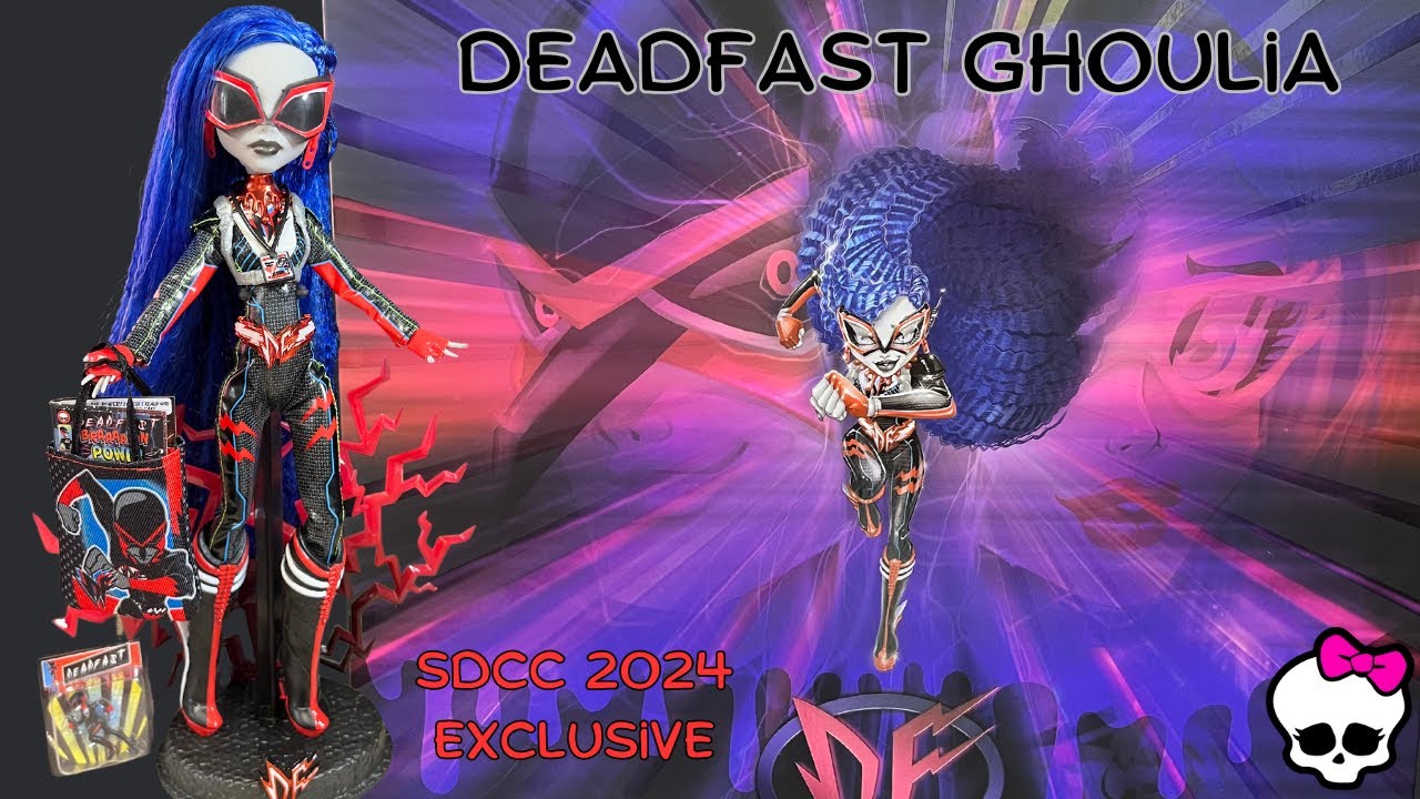 SDCC 2024 Exclusive Deadfast Ghoulia Unboxing! 💀 Monster High