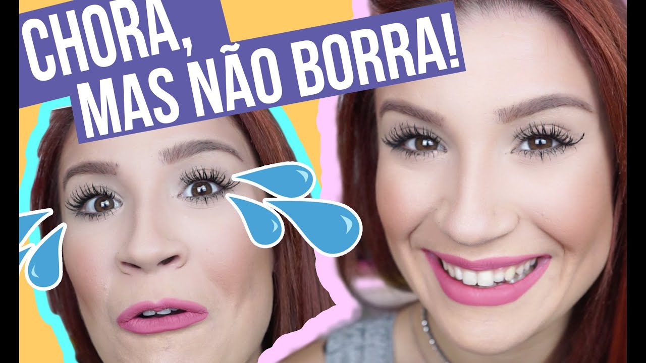 MÁSCARA DE CÍLIOS PARA AS CHORONAS 😭😭