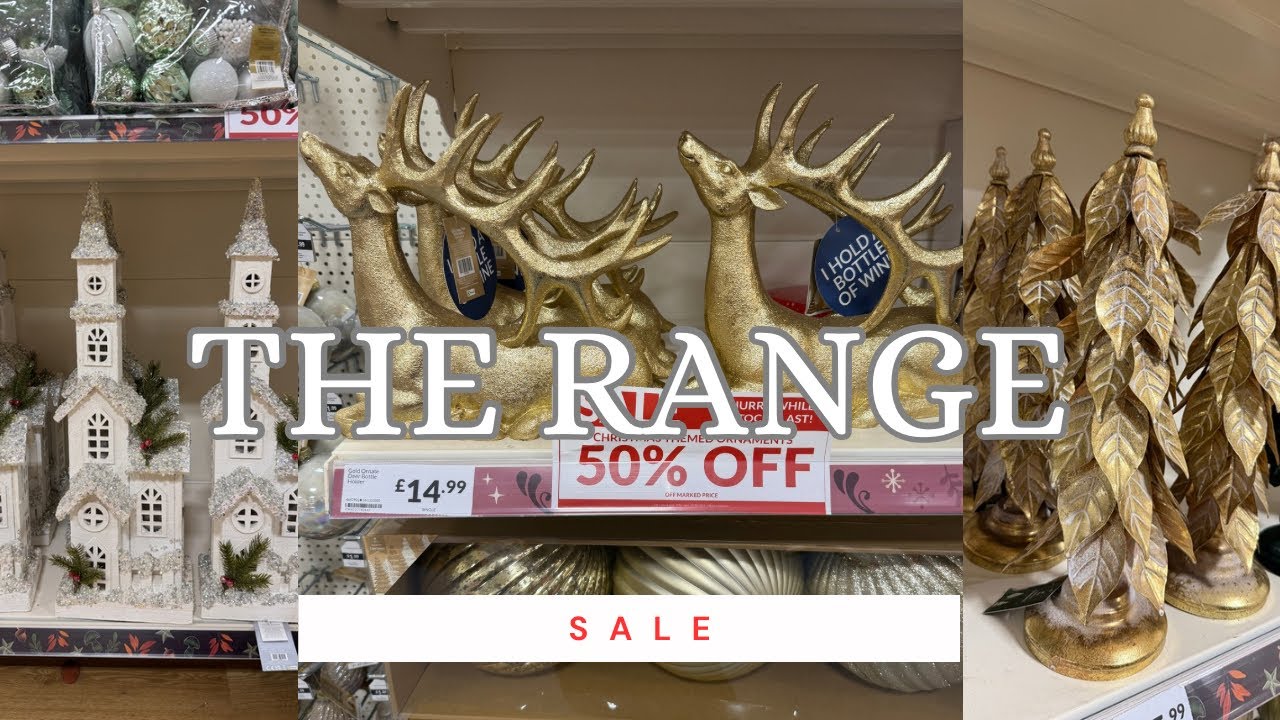 THE RANGE BIG SALE | -50% OFF ALL CHRISTMAS DECORATIONS AND LIGHTS 