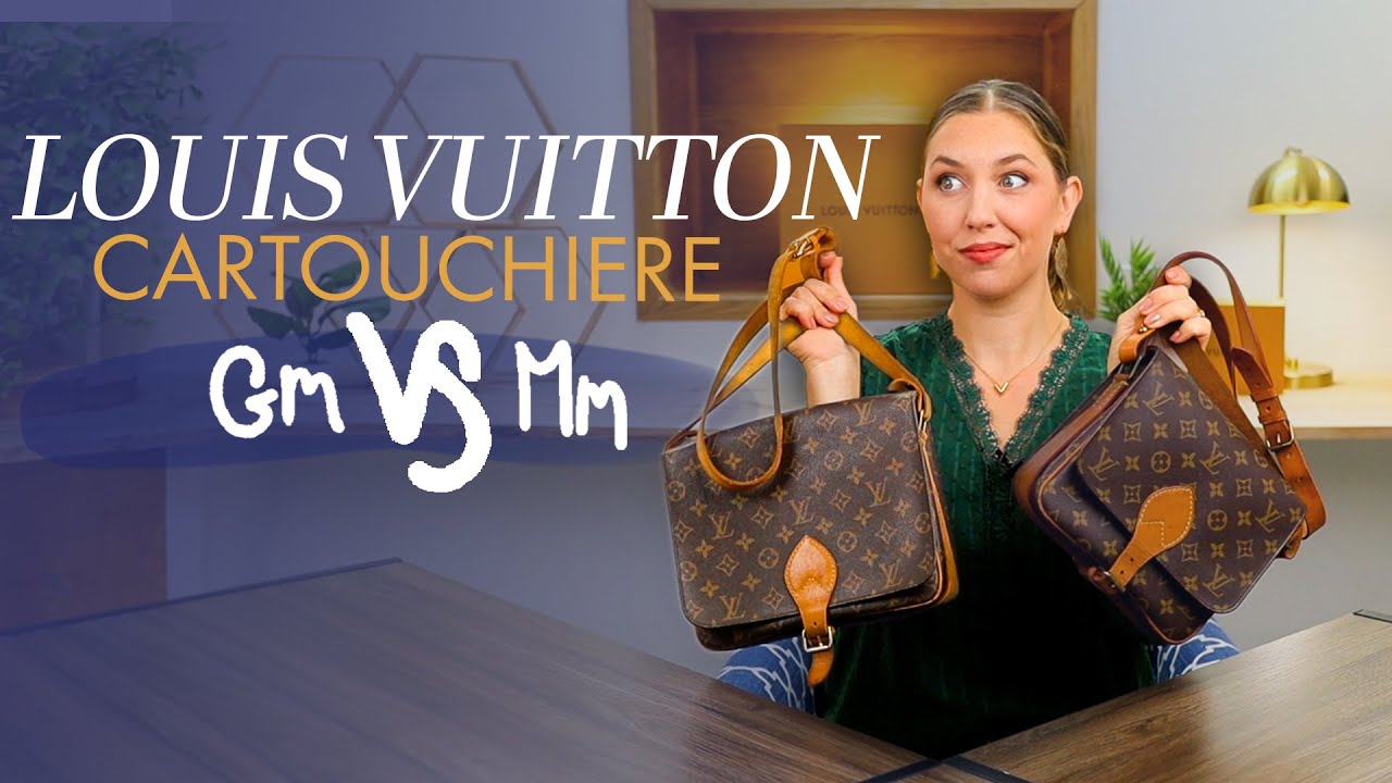 Louis Vuitton Crossbody Comparison (Cartouchiere gm/mm) What's in My Bag and More! #lvbags