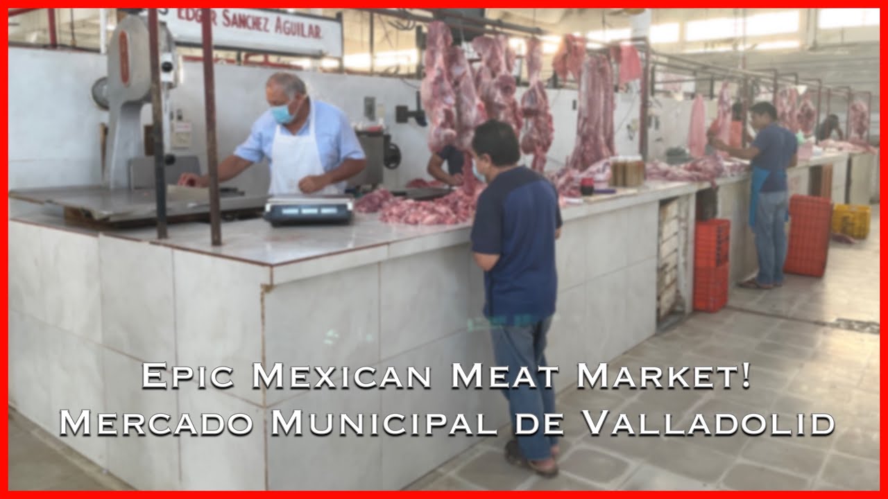 Epic Mexican Meat Market in Valladolid, Mexico-Full Walk Through of Mercado Municipal de Valladolid