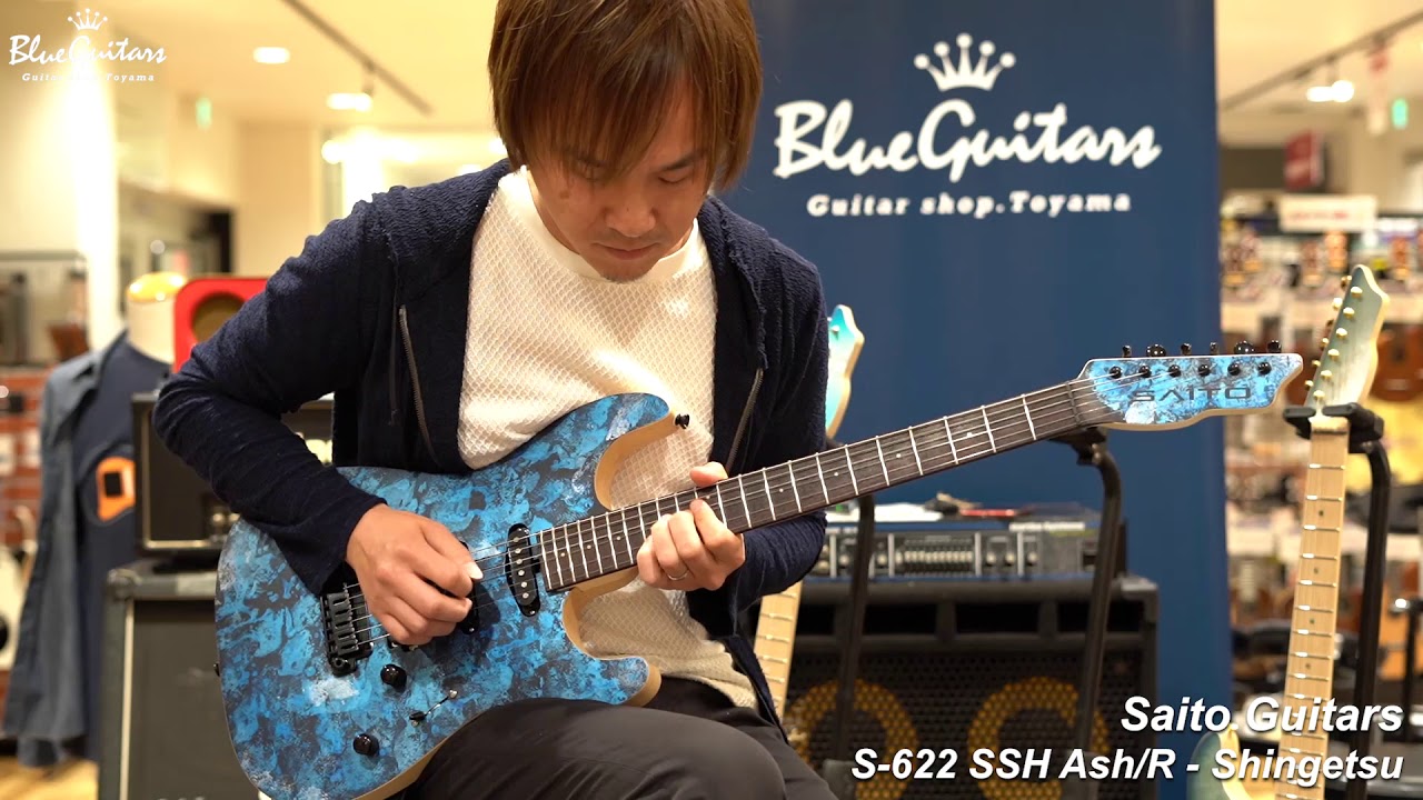 Blue Guitars - SAITO GUITARS / S-622 SSH Ash/R - Shingetsu
