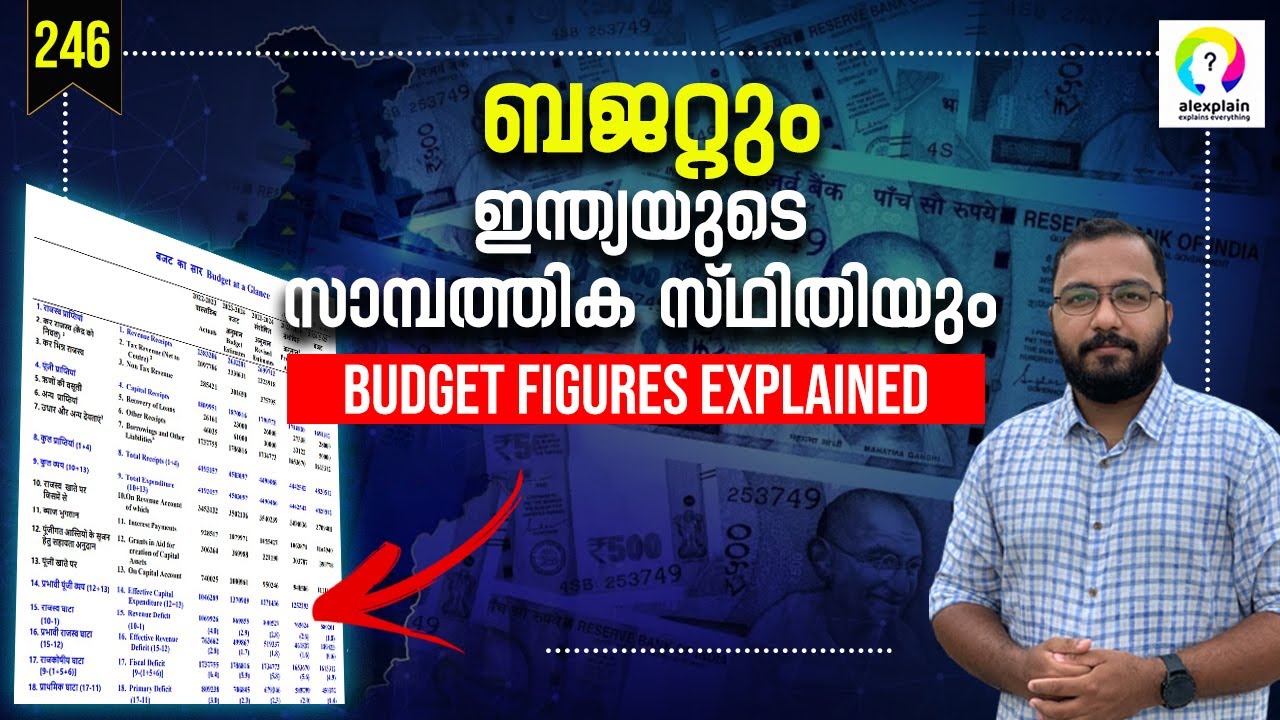 ബജറ്റിലെ കണക്കുകൾ | Budget 2024 Explained in Malayalam | The Numbers of Indian Budget At a Glance