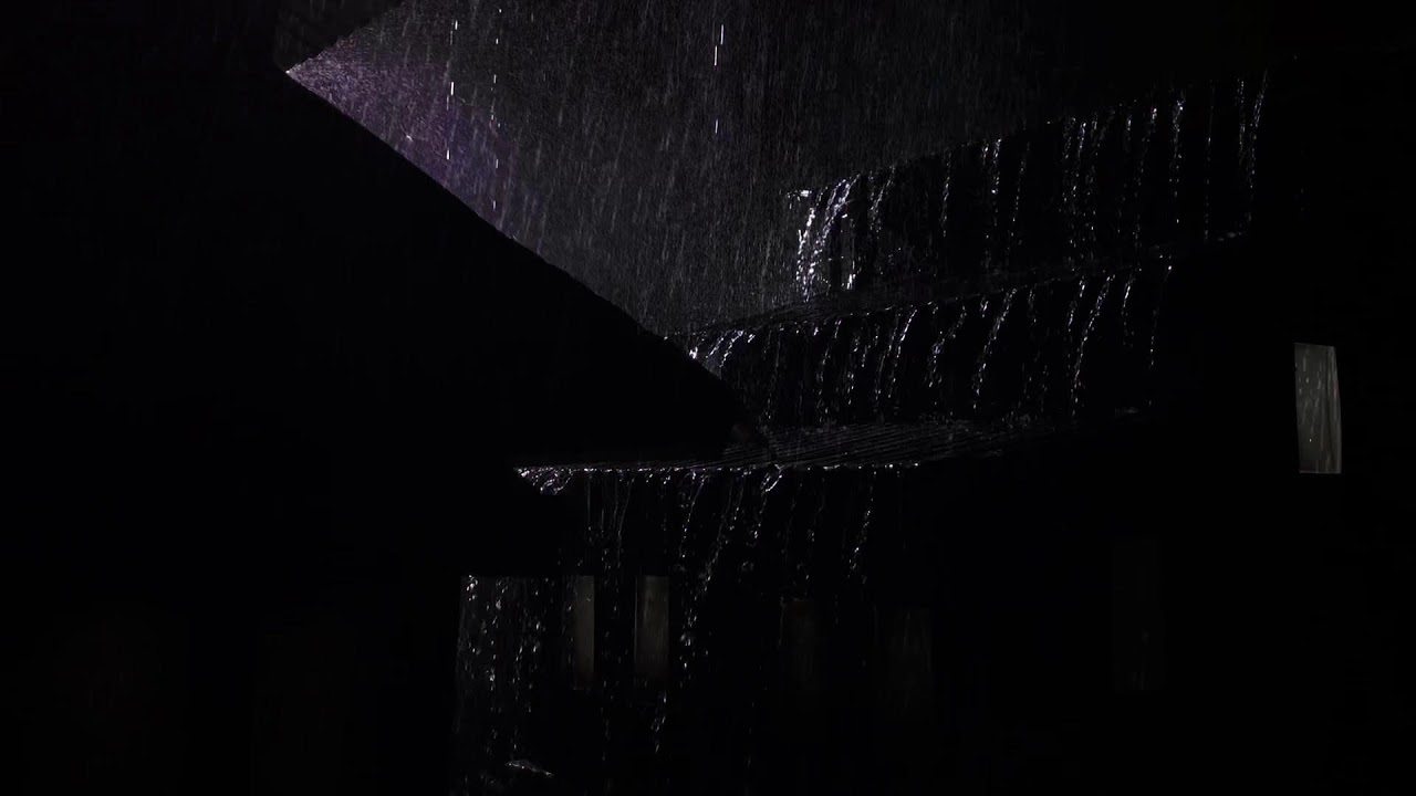 Soft Night Rain Over a Quiet Road