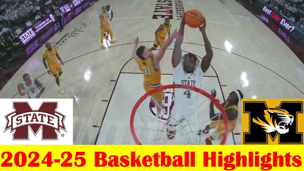 #20 Missouri vs #14 Mississippi State Basketball Game Highlights 2 1 2025