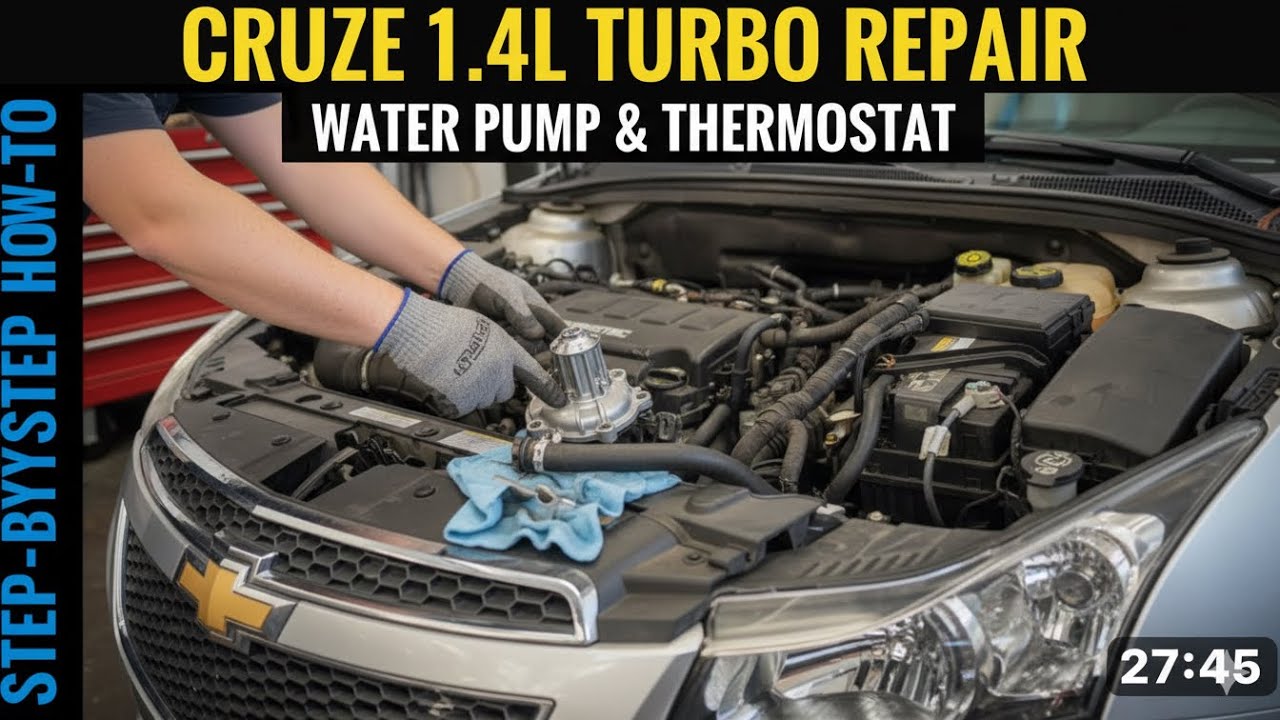 How To Replace The Water Pump On A Chevy Cruze With 1.4l Engine