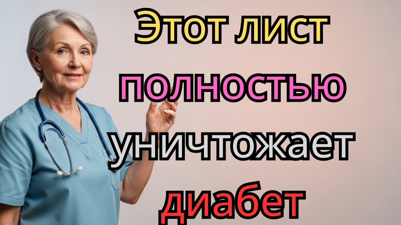 Доктор раскрывает: один лист, который снижает сахар в крови и поддерживает здоровье артерий.