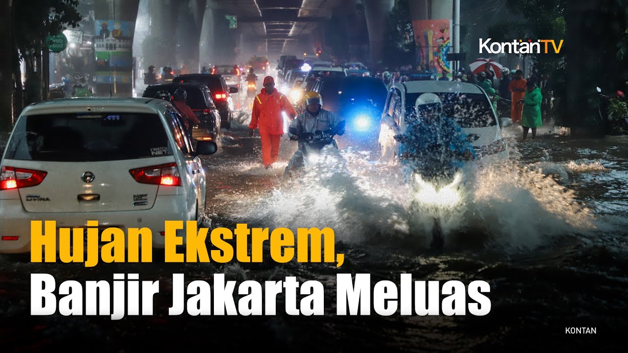 Banjir Jakarta Meluas, 143 RT dan 16 Ruas Jalan Terendam