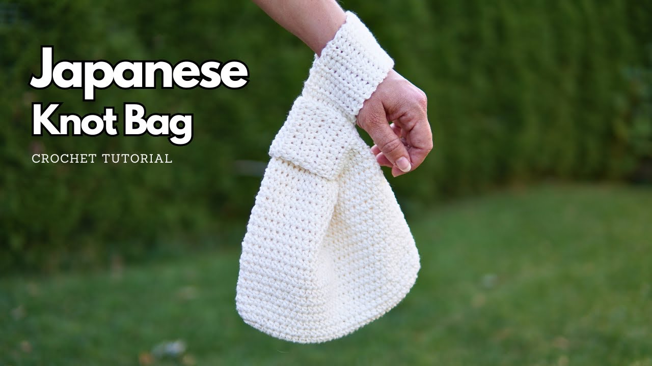 Как связать сумку ЯПОНСКИМ УЗЕЛОМ крючком #crochetbag