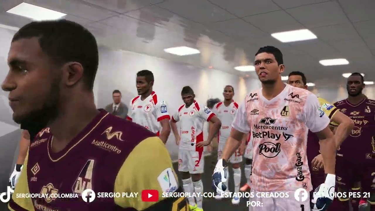 ESTADIOS FUTBOL COLOMBIANOS PES 2021 CREADOS CON TIFOS GRADAS BARRAS Y DEMAS