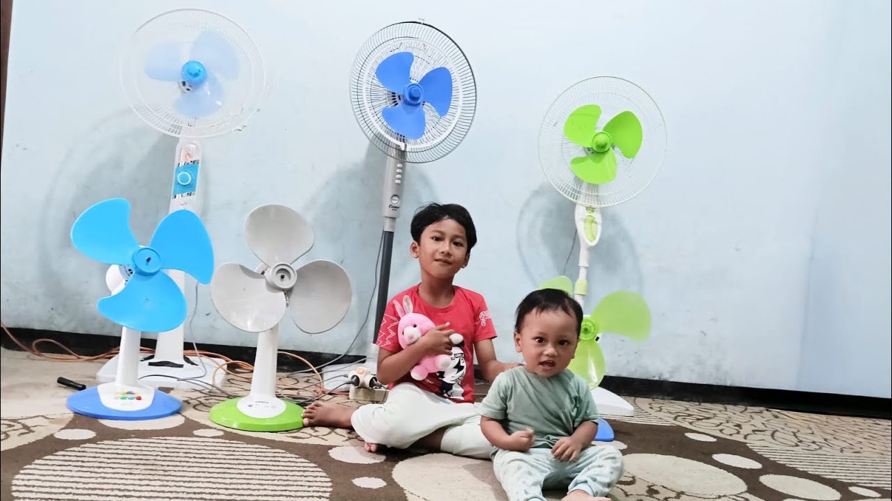 Eksperimen Kipas Angin Jala Bertumpuk