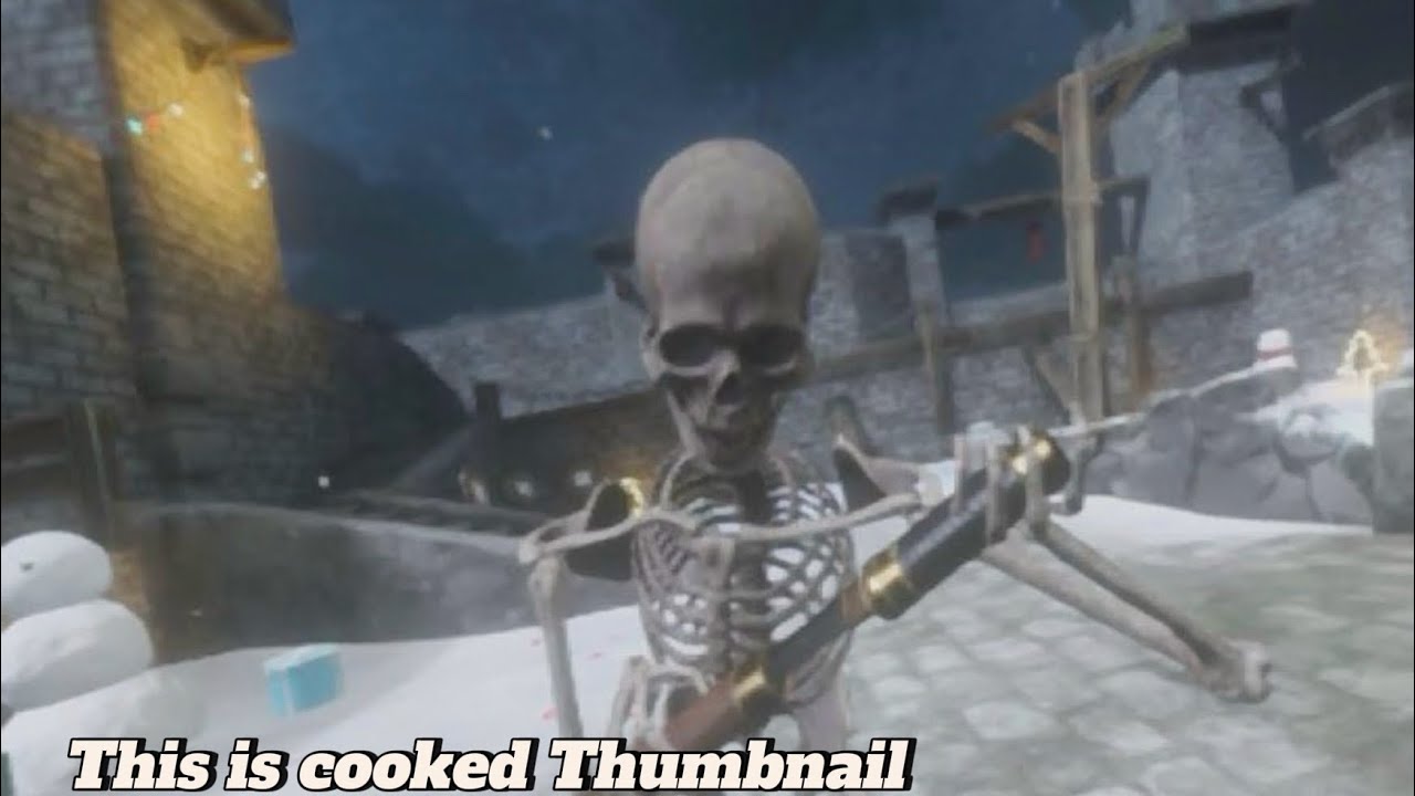 This skeleton got moves￼!(please let me cook and watch this video!￼)￼