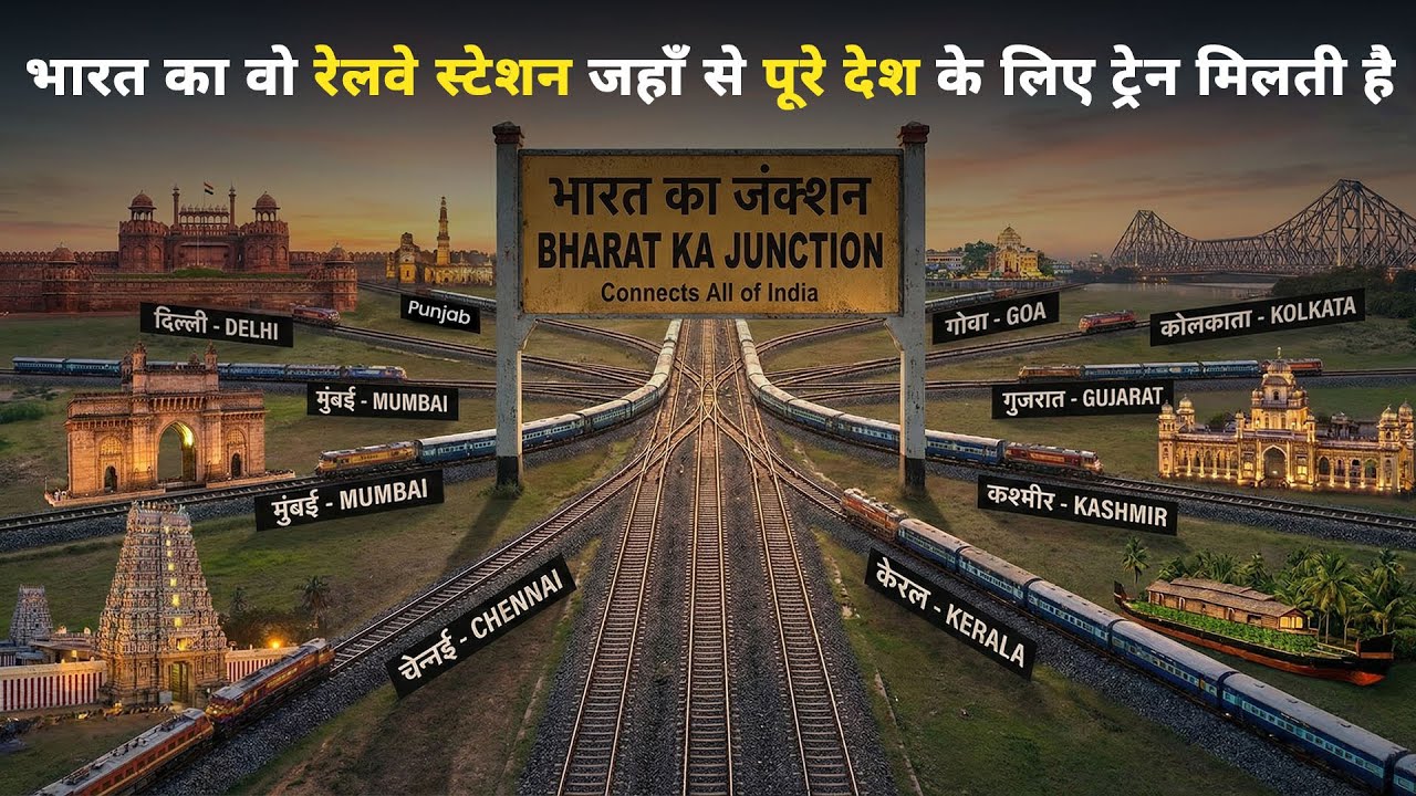 Ek Aisa Railway Station Jahan Se Bharat Ke Har Rajya Ki Train Milti Hai