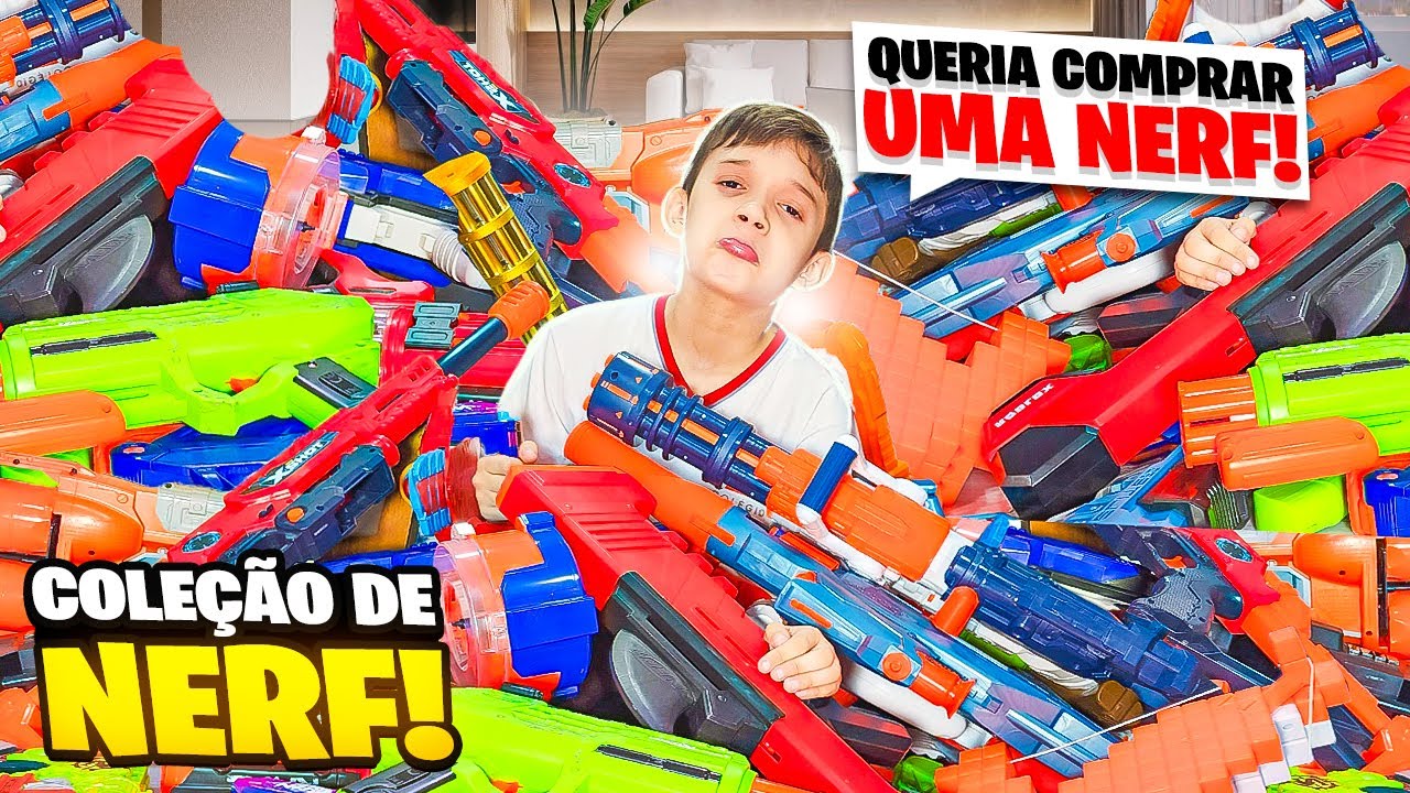 Invadi o Quarto do Rafa e Mostrei Todas as NERFS Dele😮