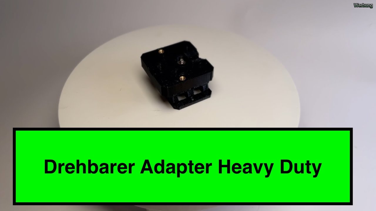 Winterschlaf beendet und der neue drehbare 90 Grad Adapter ist da.