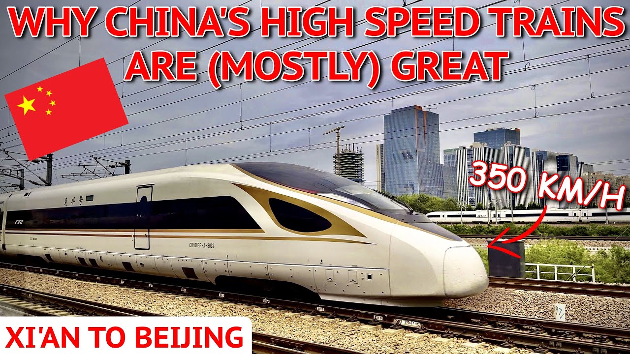 China's Super High Speed Bullet Train | 4.5 Hours from Xi'an to Beijing