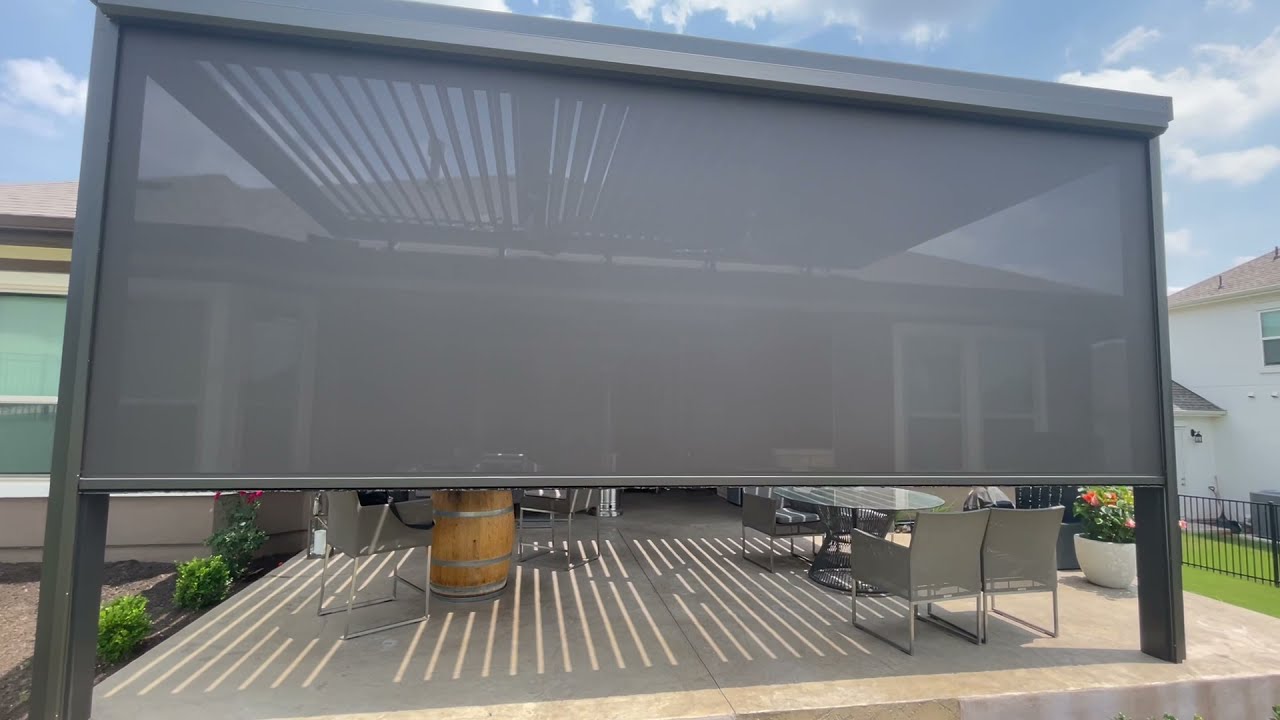 Motorized Patio Screen Install for West Facing Sun Problem