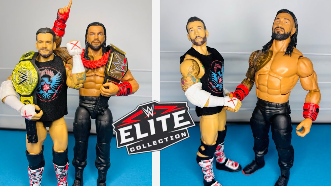 WWE ELITE TOP PICKS 2026 (WAVE 2) ROMAN REIGNS & CM PUNK FIGURE REVIEW