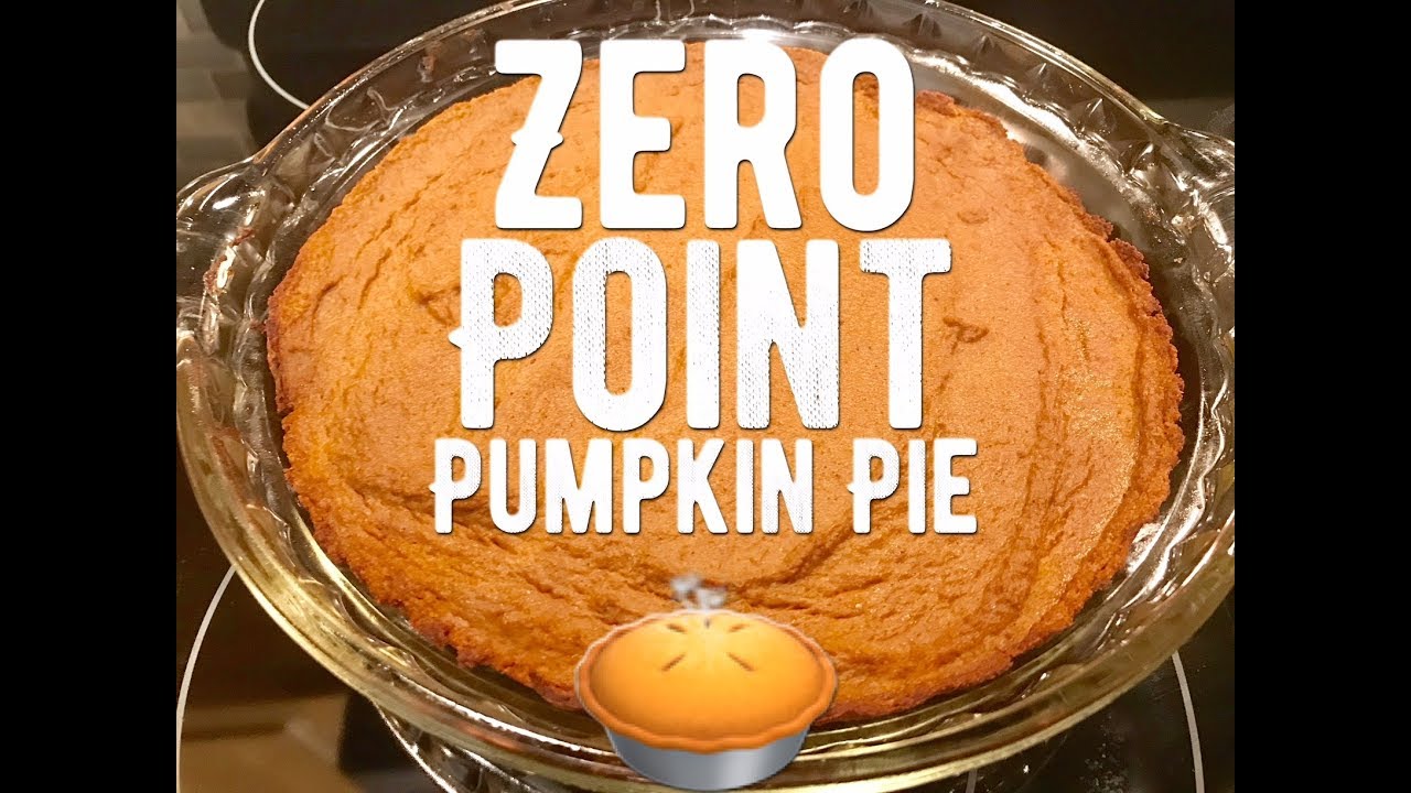 Weight Watchers Freestyle - Zero Point Pumpkin Pie!! Easy!