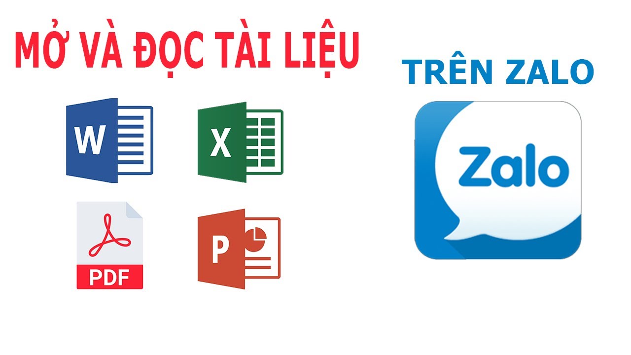 C&aacute;ch mở v&agrave; đọc t&agrave;i liệu PDF, word, Excel&hellip; tr&ecirc;n Zalo