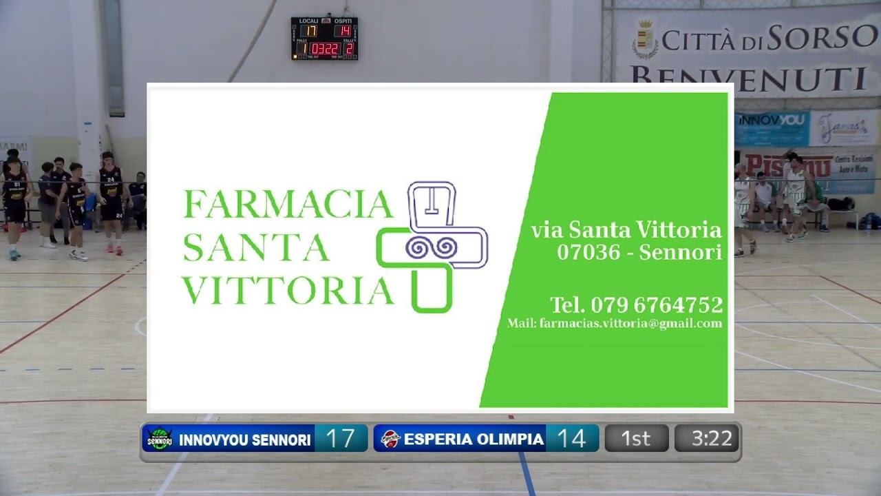 Innovyou Sennori VS Esperia Olimpia Cagliari 14/04/2024 con telecronaca